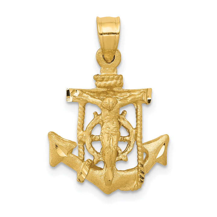 14k Mariners Cross Pendant