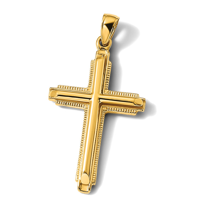 14k Polished Cross Pendant