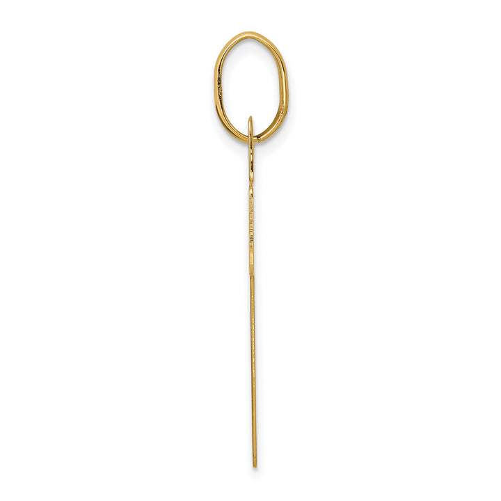 14k Polished Cross Charm