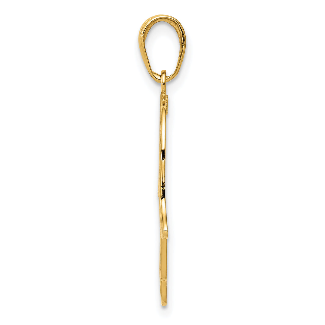 14K Filigree Chamseh Pendant