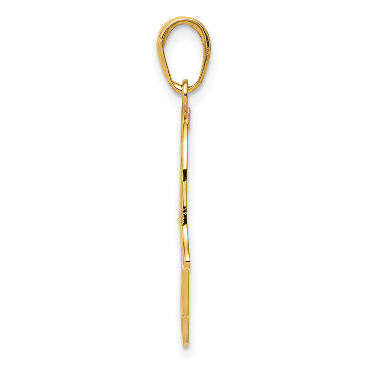 14K Filigree Chamseh Pendant