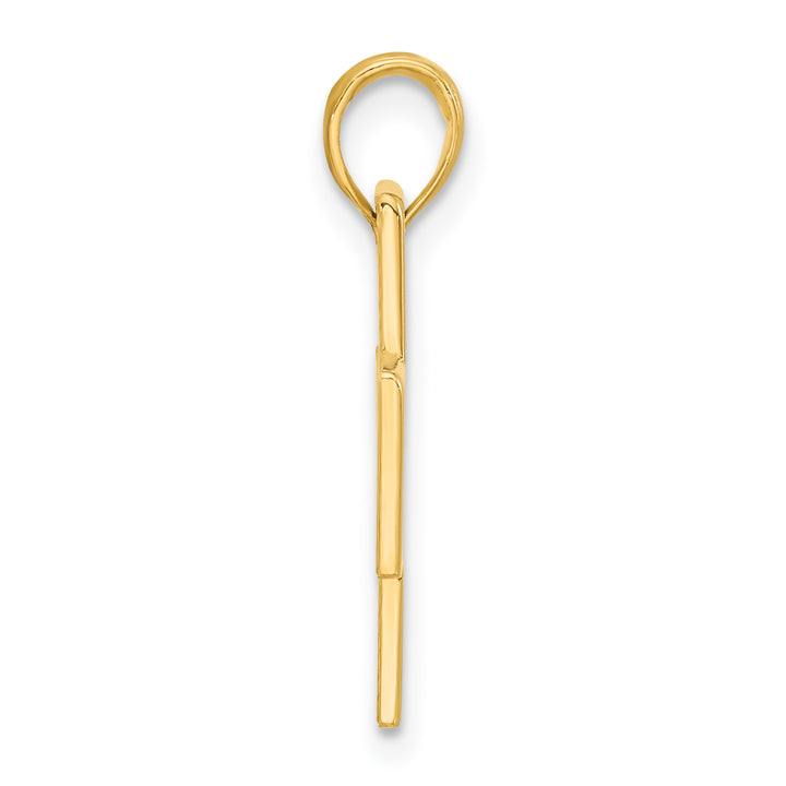 14k Polished Cross Pendant