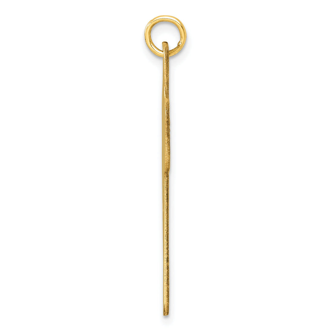 14k Polished Cross Charm