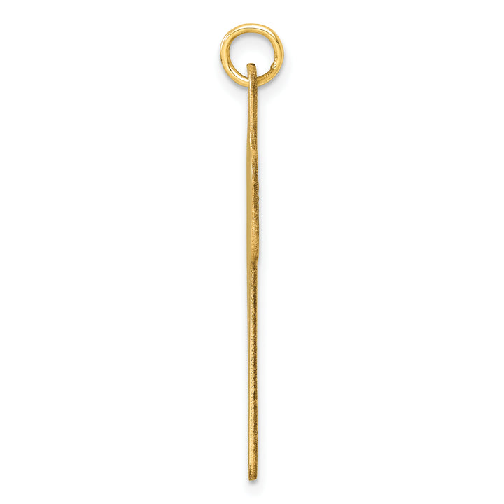 14k Polished Cross Charm