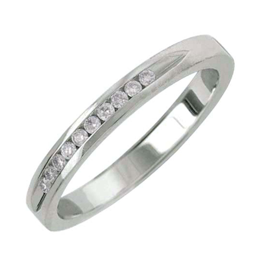14Kt White Gold Diamond 1/10Ctw Ring