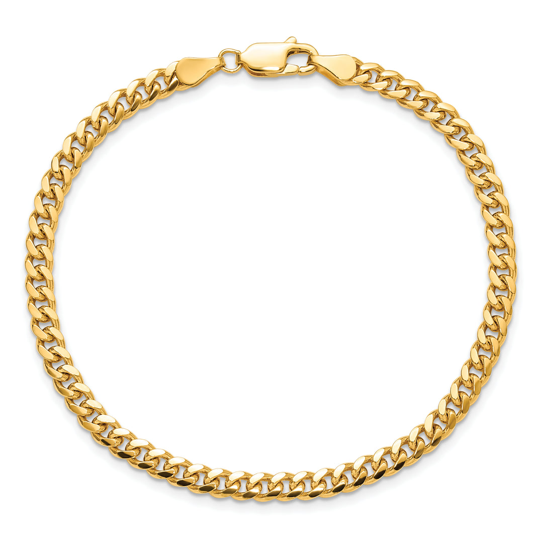 14k 4.25mm Solid Miami Cuban Chain
