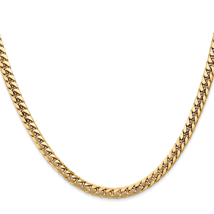 14k 4.3mm Solid Miami Cuban Chain
