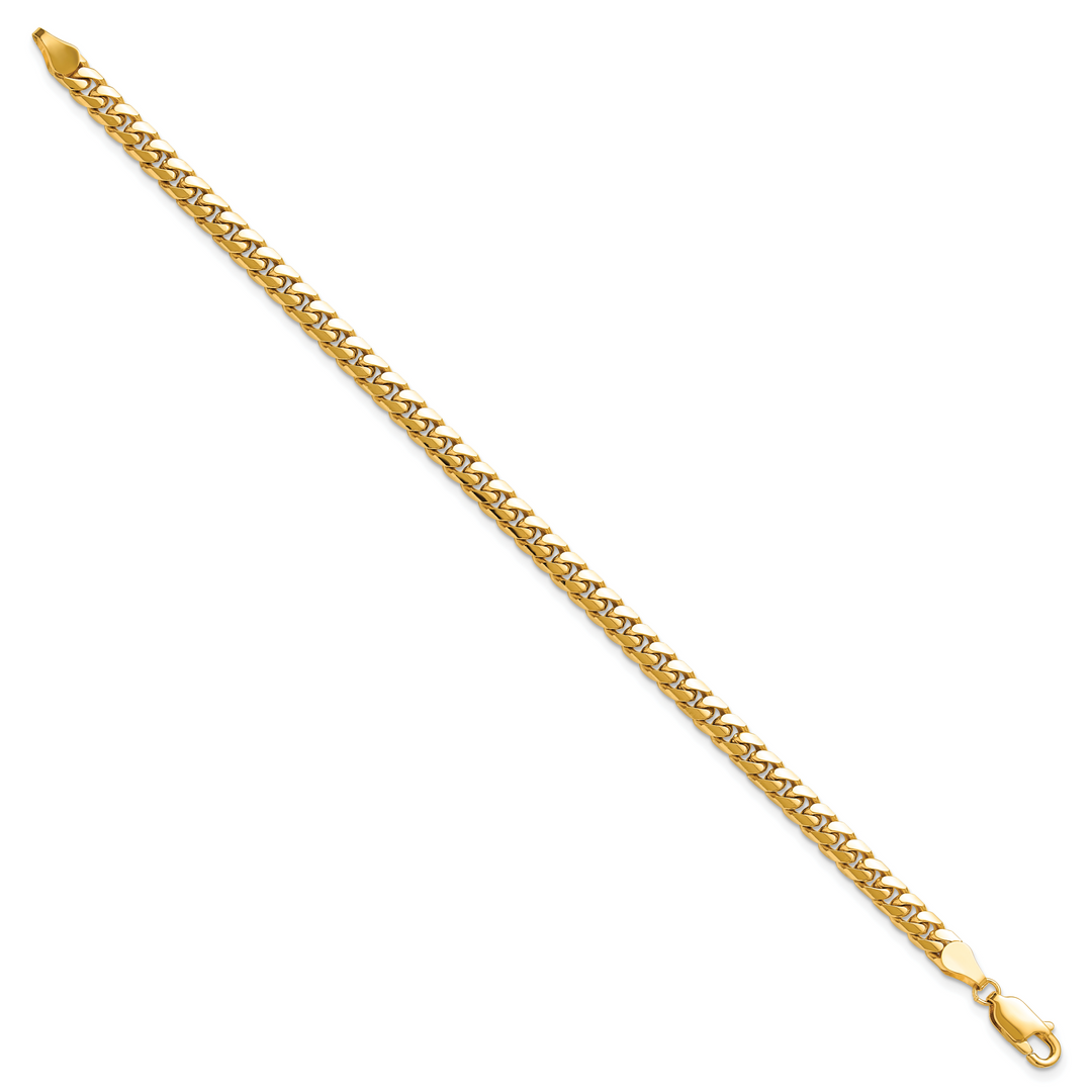 14k 4.3mm Solid Miami Cuban Chain