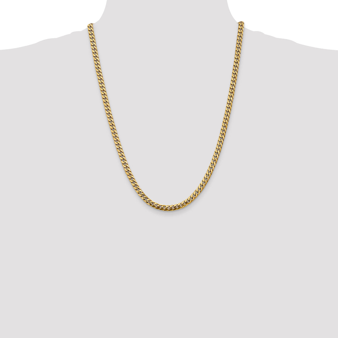 14k 5mm Solid Miami Cuban Chain