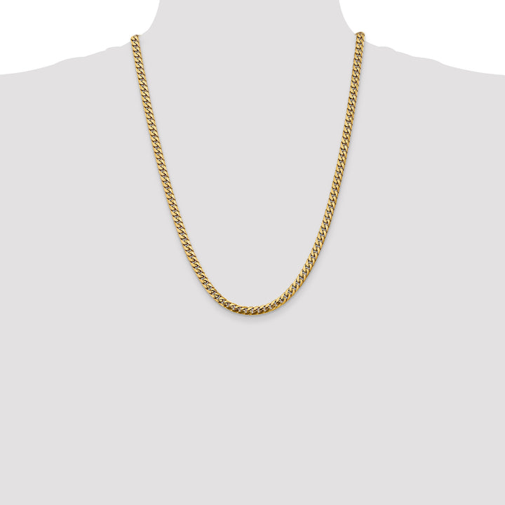 14k 5mm Solid Miami Cuban Chain