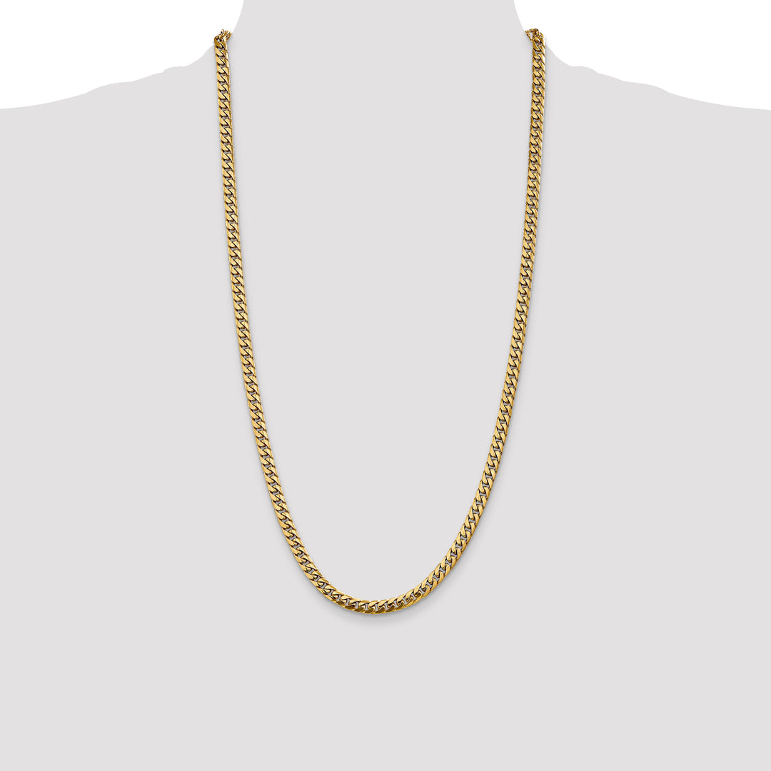 14k 5mm Solid Miami Cuban Chain