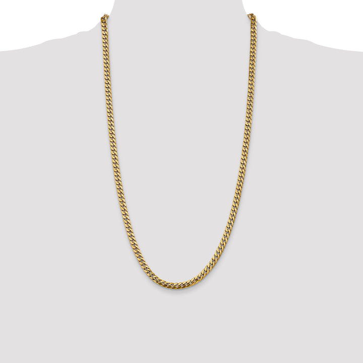 14k 5mm Solid Miami Cuban Chain
