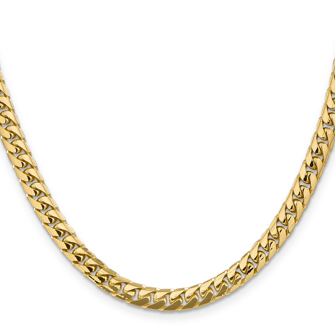 14k 5.5mm Solid Miami Cuban Chain