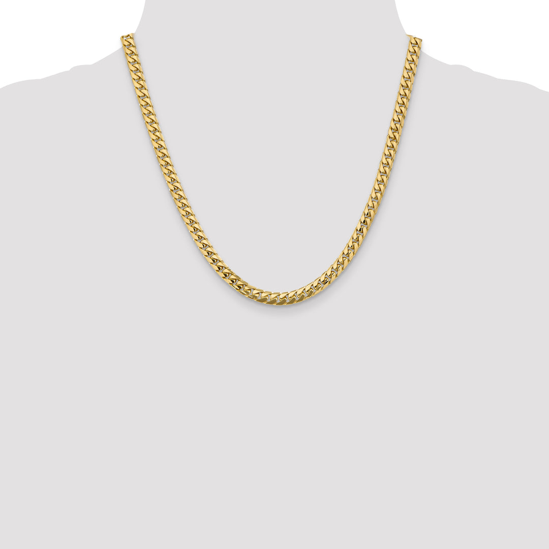 14k 5.5mm Solid Miami Cuban Chain