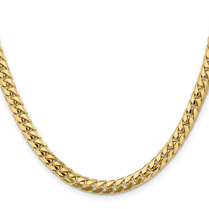 14k 5.5mm Solid Miami Cuban Chain