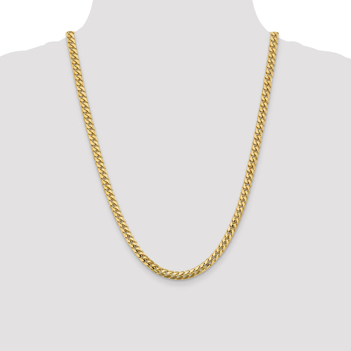 14k 5.5mm Solid Miami Cuban Chain