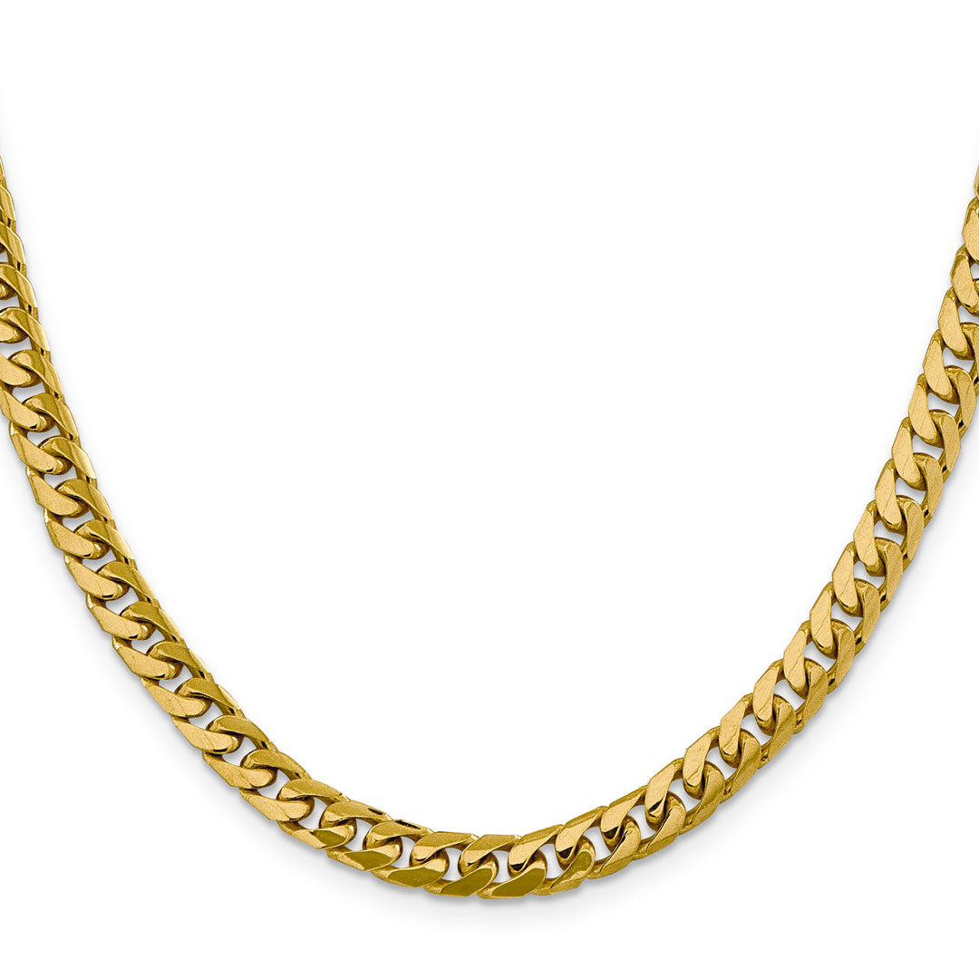 14k 6.25mm Solid Miami Cuban Chain
