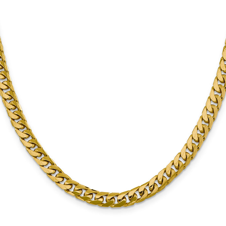 14k 6.25mm Solid Miami Cuban Chain