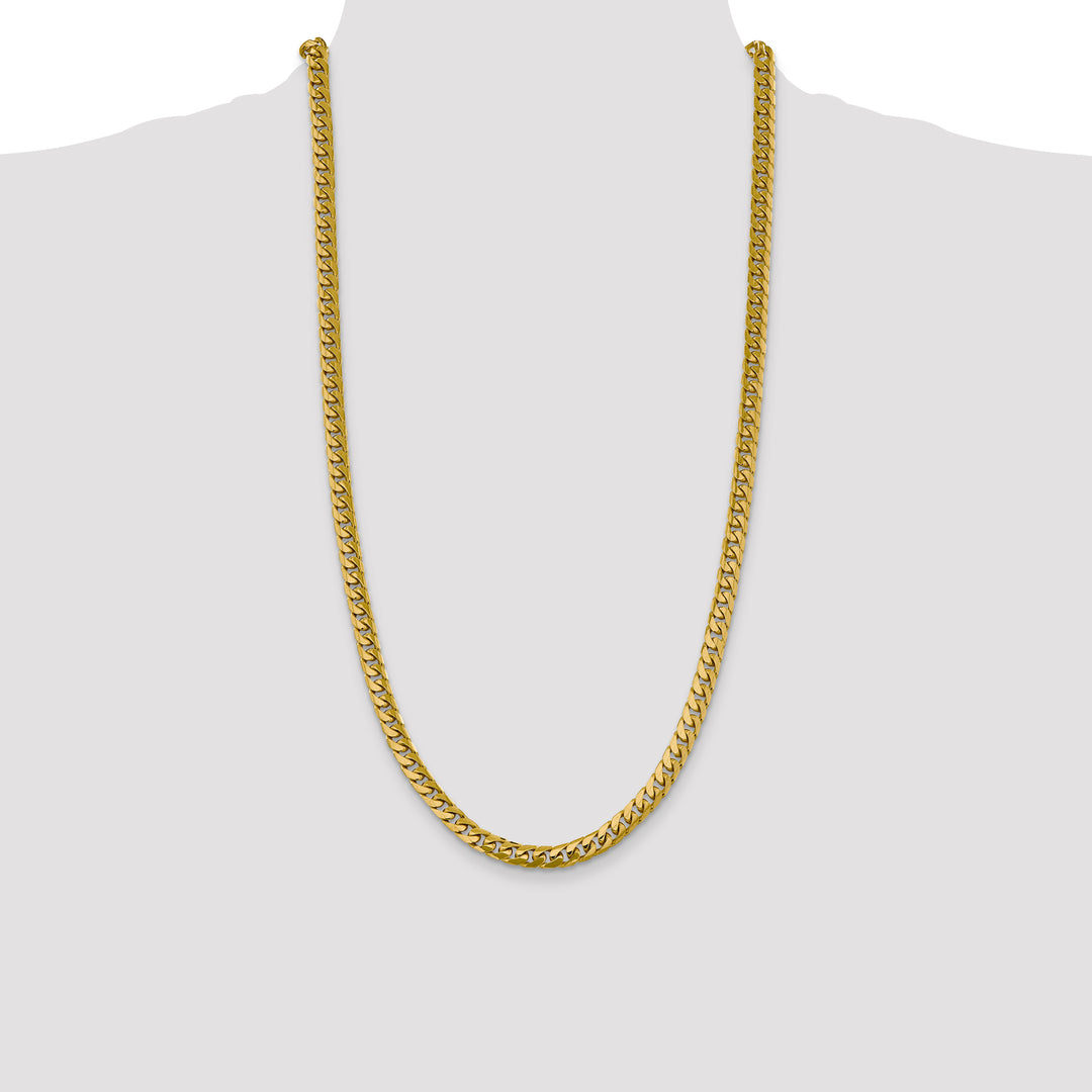 14k 6.25mm Solid Miami Cuban Chain