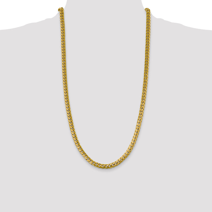 14k 6.25mm Solid Miami Cuban Chain