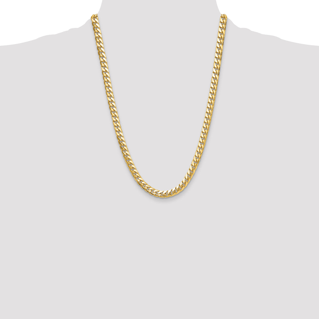 14k 8mm Solid Miami Cuban Chain