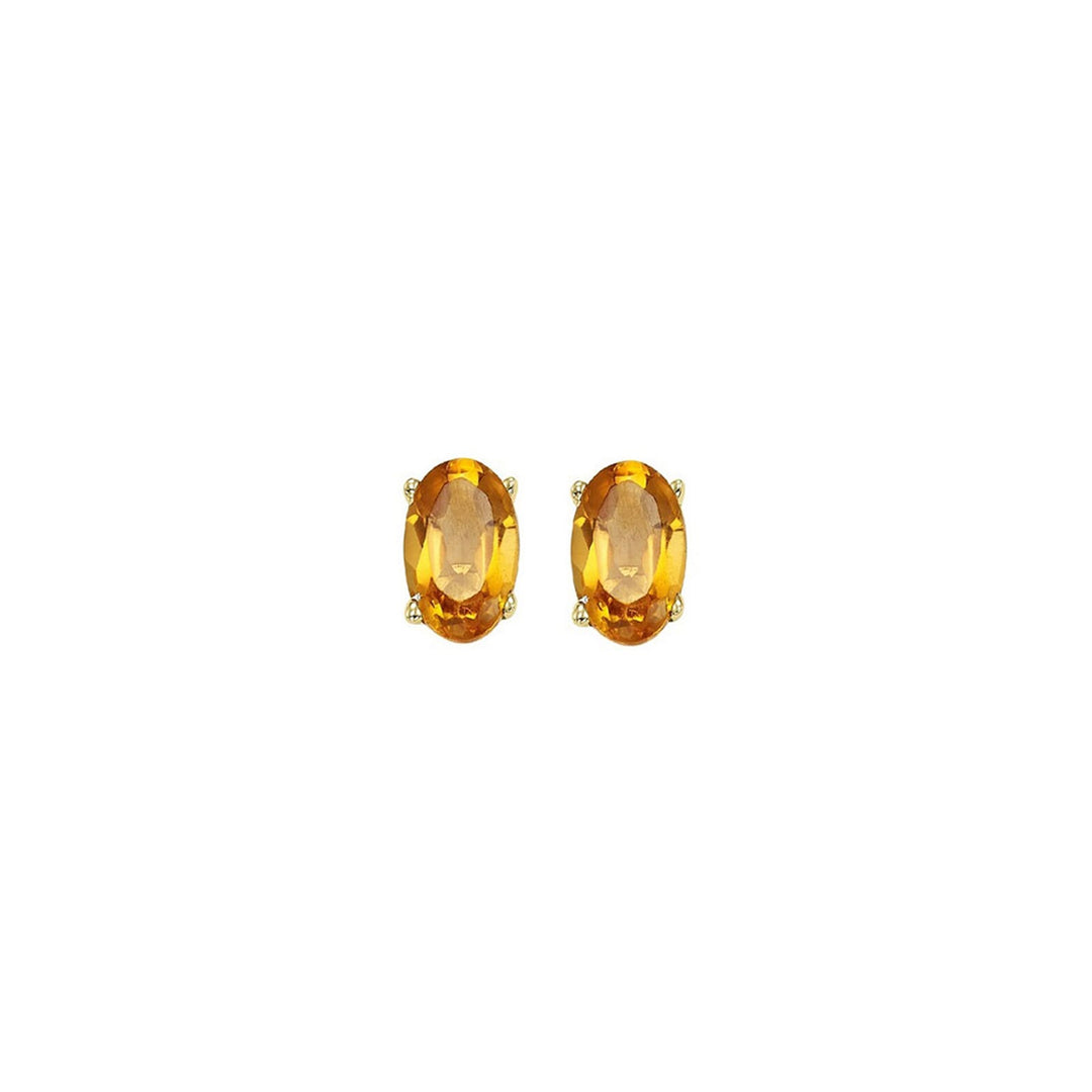 14Kt Yellow Gold Citrine 1/2Ctw Earring