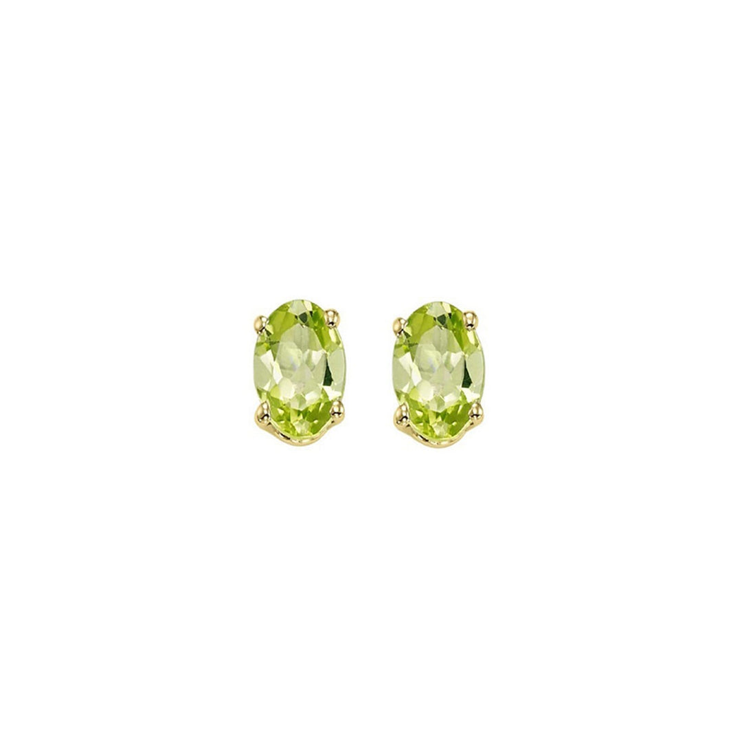 14Kt Yellow Gold Peridot 1/2Ctw Earring
