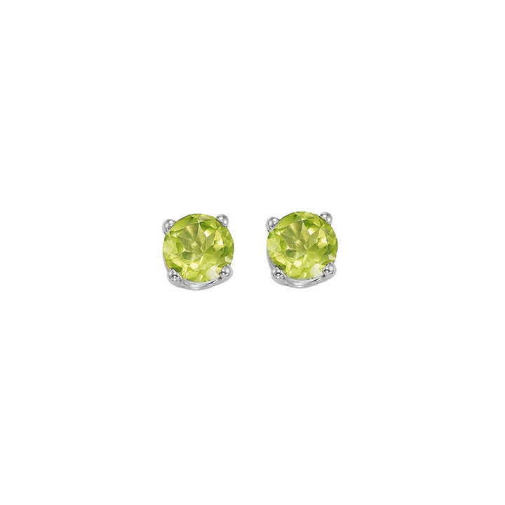 14Kt White Gold Peridot 3/4Ctw Earring
