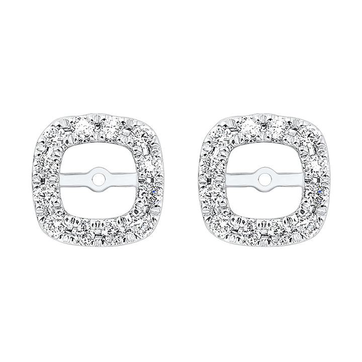 14Kt White Gold Diamond 1/5Ctw Earring