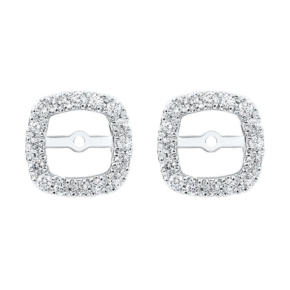 14Kt White Gold Diamond 1/5Ctw Earring