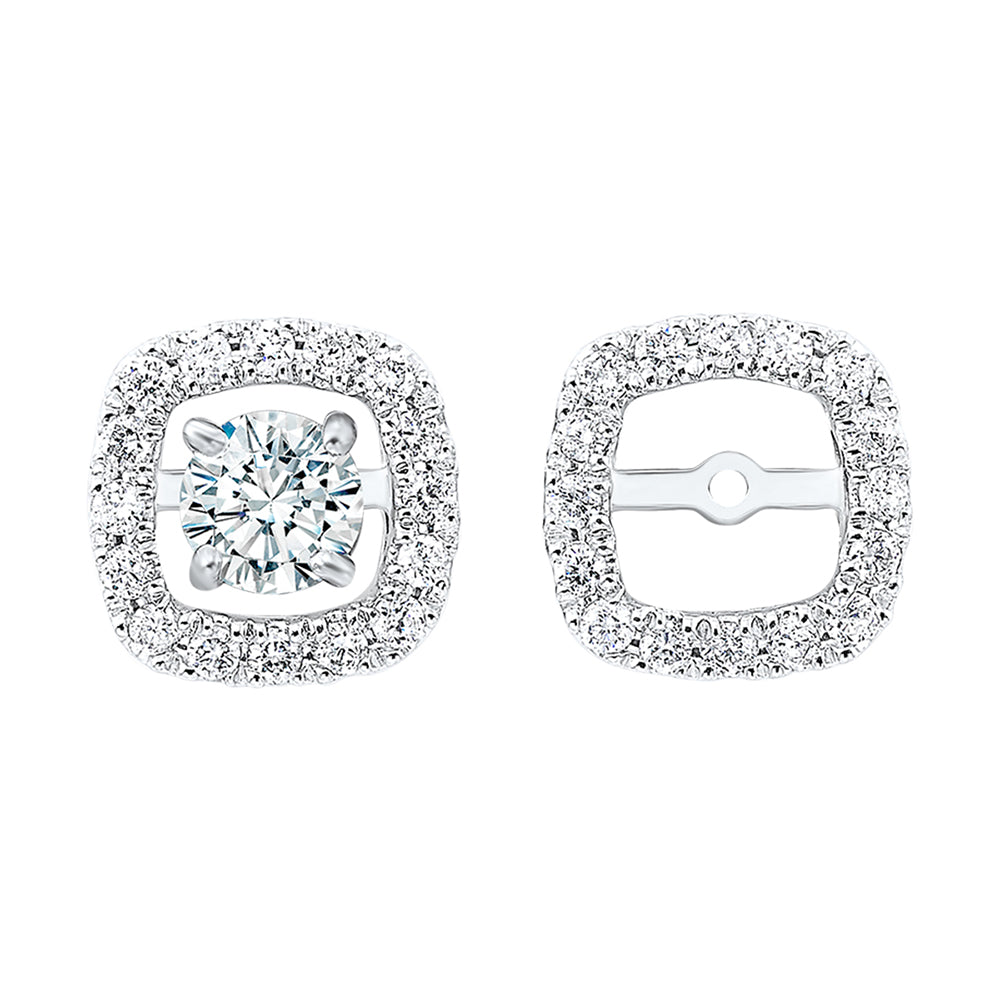 14Kt White Gold Diamond 1/5Ctw Earring