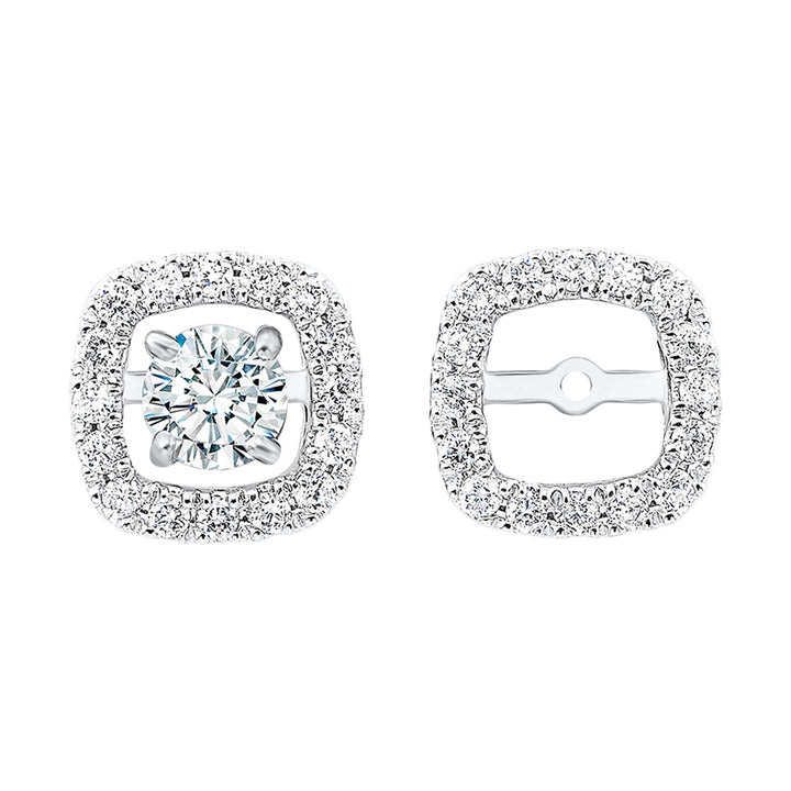 14Kt White Gold Diamond 1/5Ctw Earring