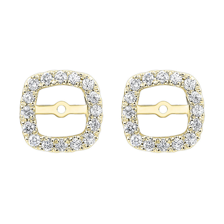 14Kt Yellow Gold Diamond 1/5Ctw Earring