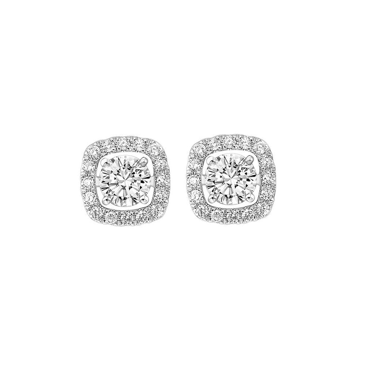 14Kt White Gold Diamond 1/5Ctw Earring