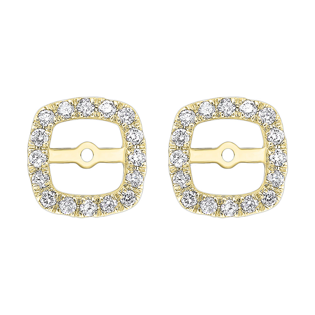 14Kt Yellow Gold Diamond 1/4Ctw Earring