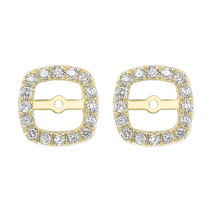 14Kt Yellow Gold Diamond 1/4Ctw Earring