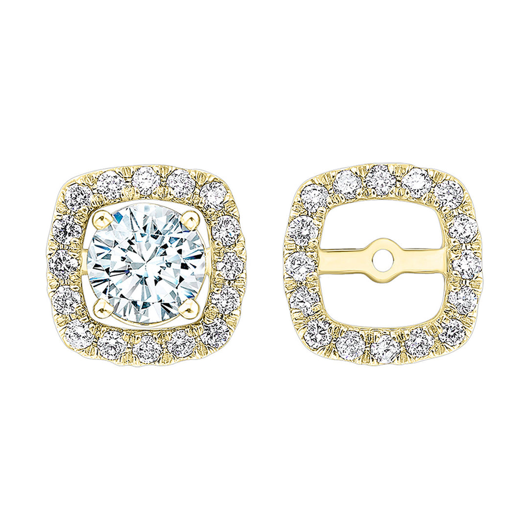 14Kt Yellow Gold Diamond 1/4Ctw Earring