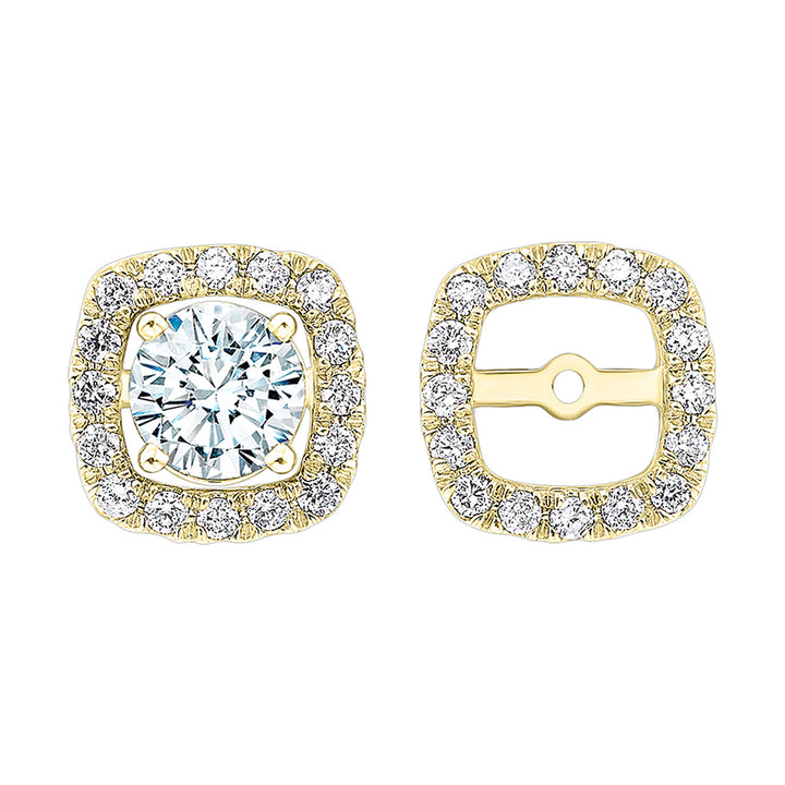 14Kt Yellow Gold Diamond 1/4Ctw Earring