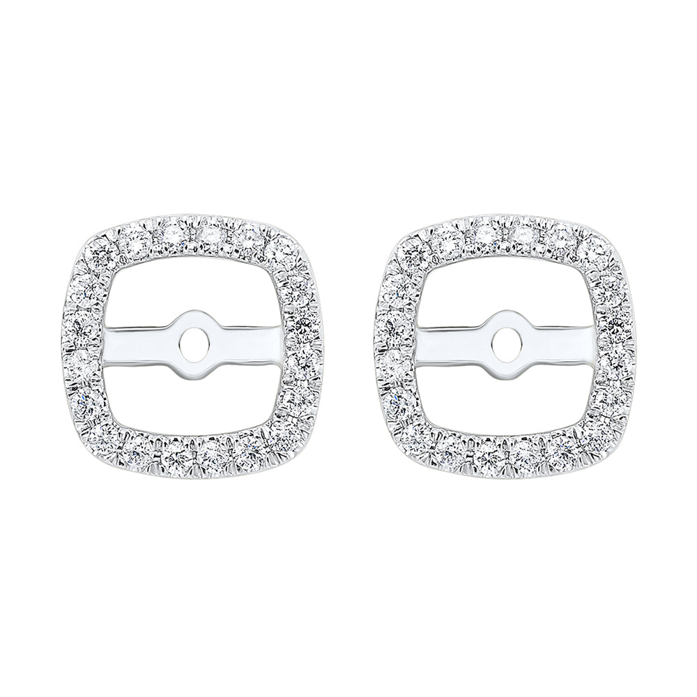 14Kt White Gold Diamond 1/4Ctw Earring