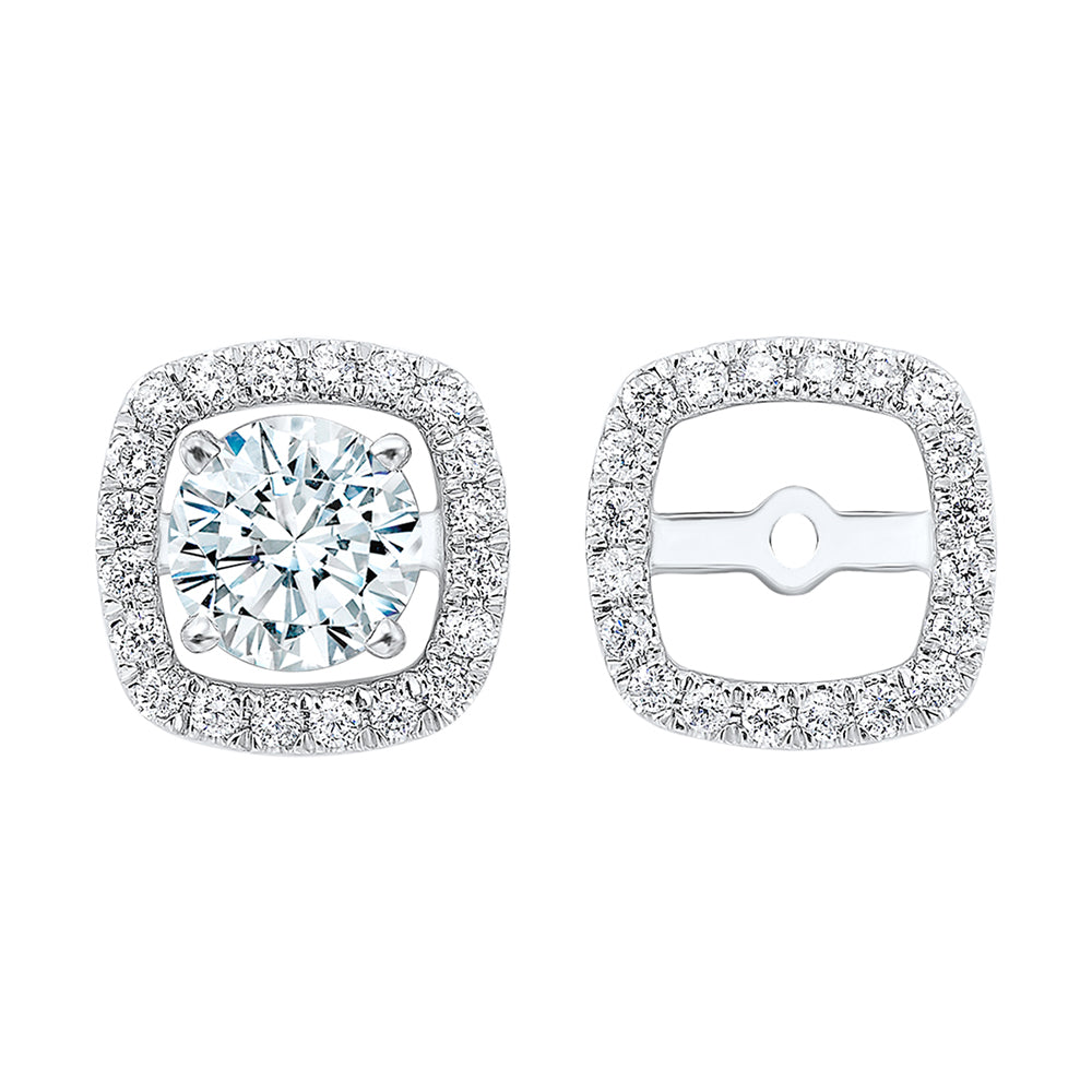 14Kt White Gold Diamond 1/4Ctw Earring