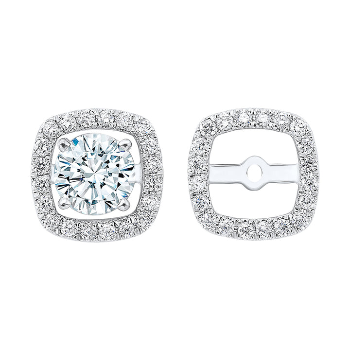 14Kt White Gold Diamond 1/4Ctw Earring