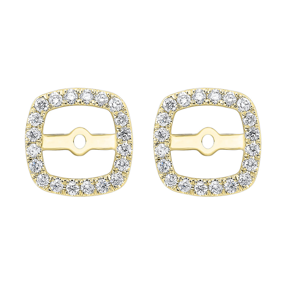 14Kt Yellow Gold Diamond 1/4Ctw Earring