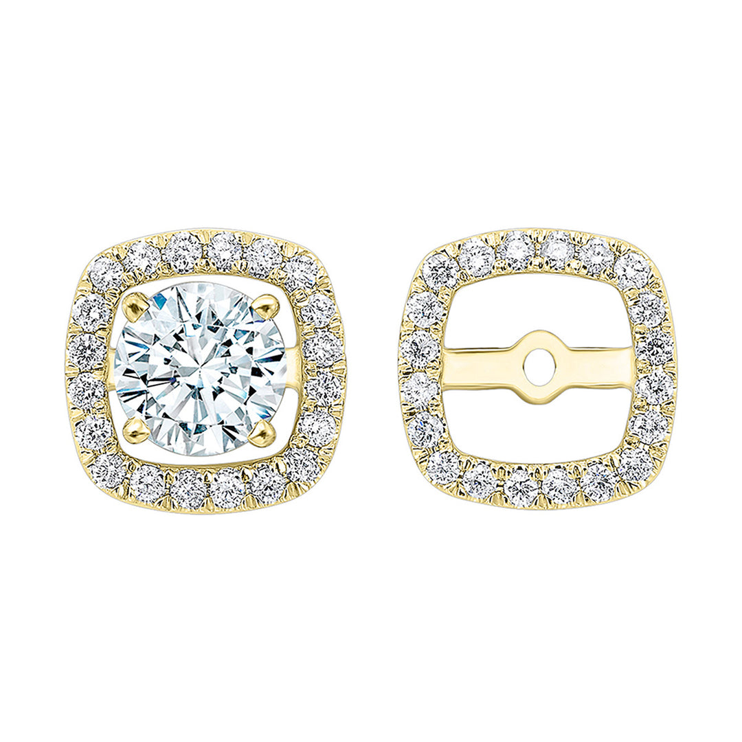 14Kt Yellow Gold Diamond 1/4Ctw Earring