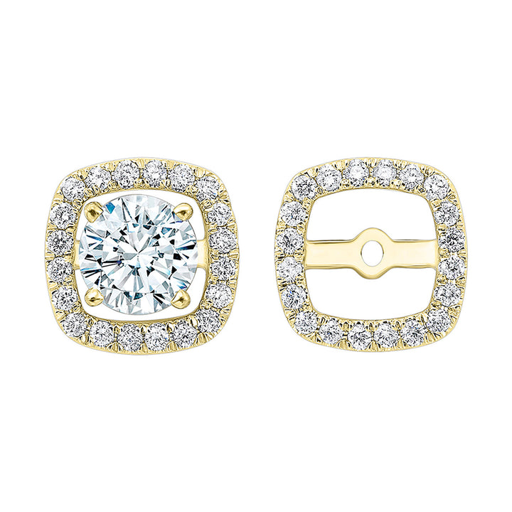 14Kt Yellow Gold Diamond 1/4Ctw Earring
