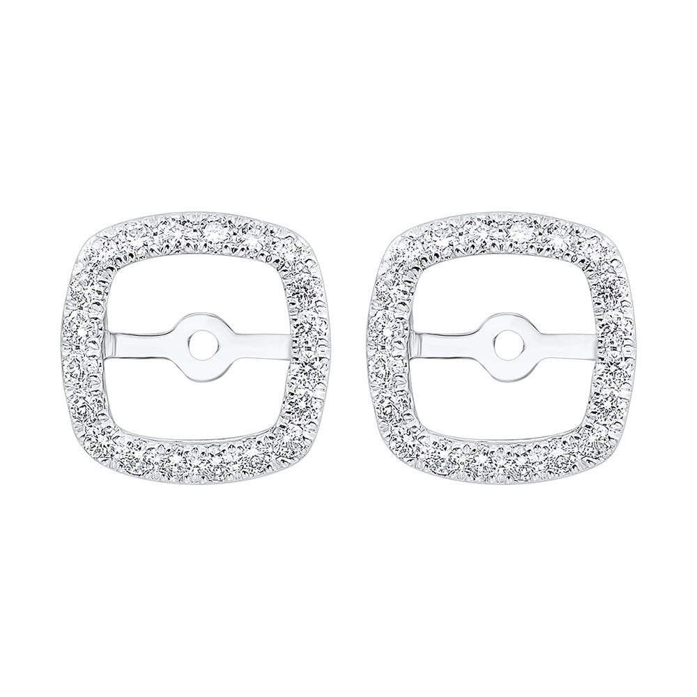 14Kt White Gold Diamond 1/3Ctw Earring