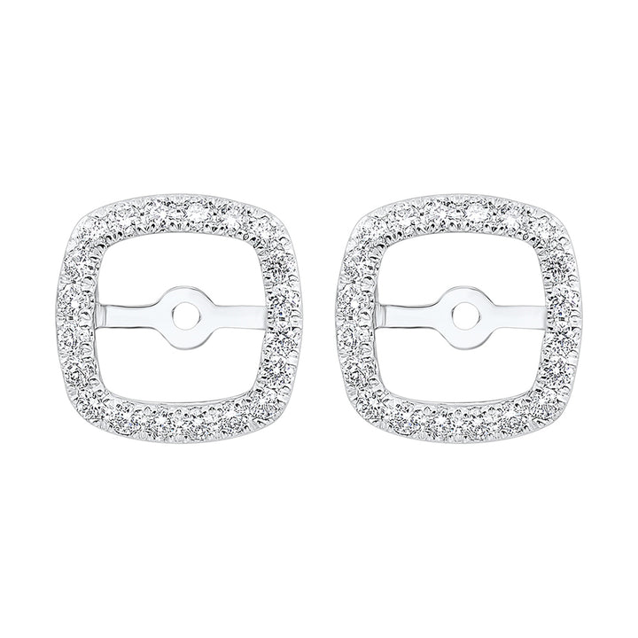 14Kt White Gold Diamond 1/3Ctw Earring