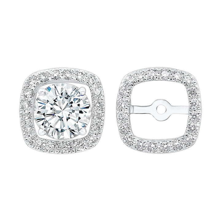 14Kt White Gold Diamond 1/3Ctw Earring