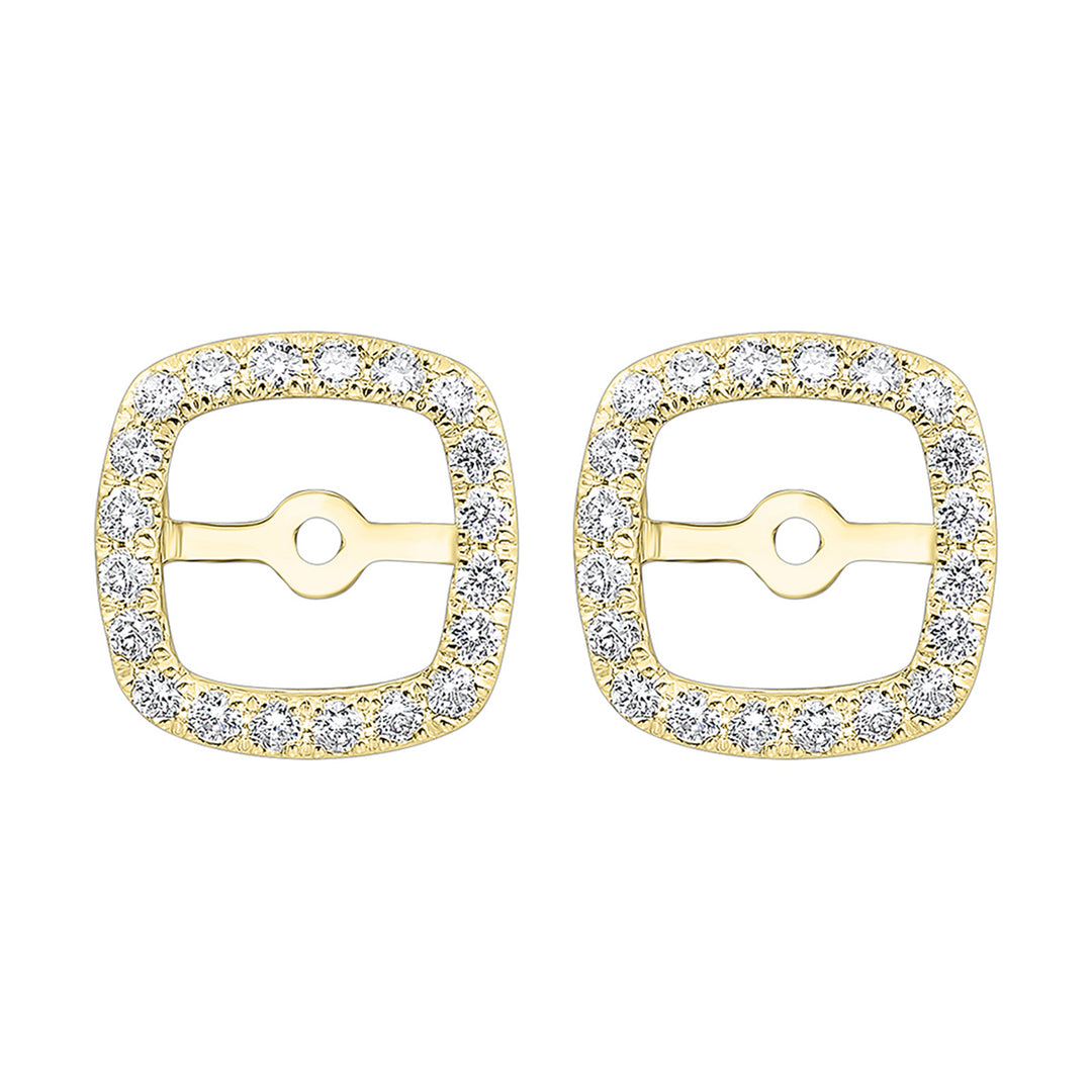 14Kt Yellow Gold Diamond 1/3Ctw Earring