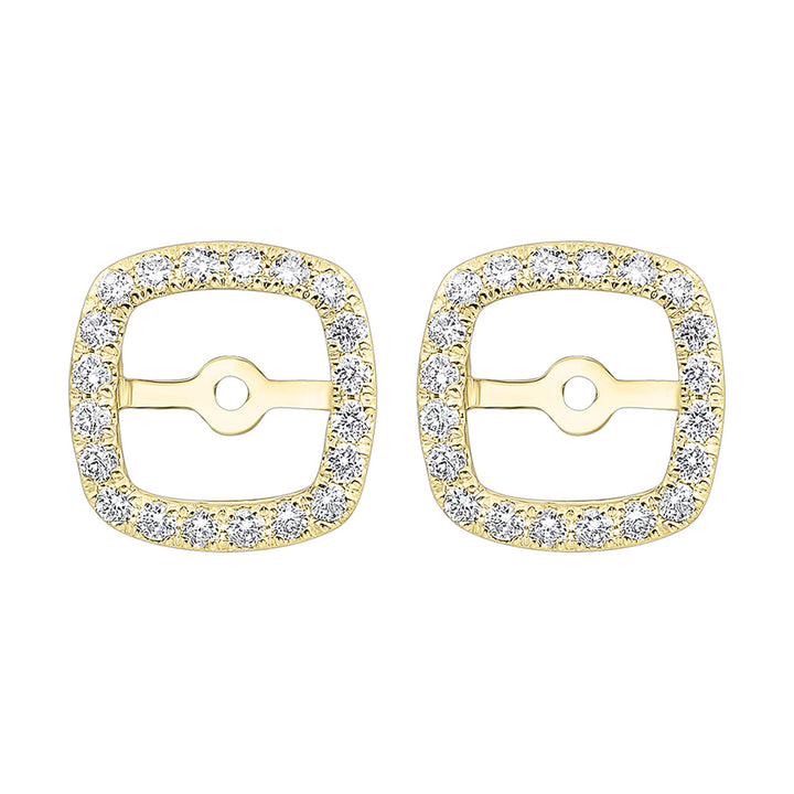14Kt Yellow Gold Diamond 1/3Ctw Earring