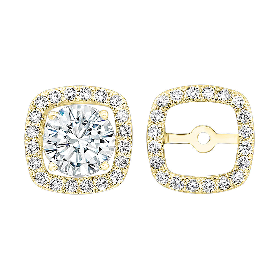 14Kt Yellow Gold Diamond 1/3Ctw Earring